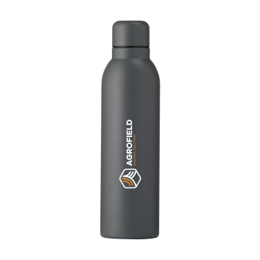 Logo trade corporate gifts picture of: Helios RCS Recycled Steel Bottle 470 ml