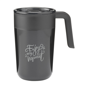 Logo trade promotional merchandise photo of: Fika RCS Recycled Steel Cup 400 ml thermo cup