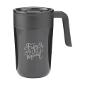 Fika RCS Recycled Steel Cup 400 ml thermo cup, black