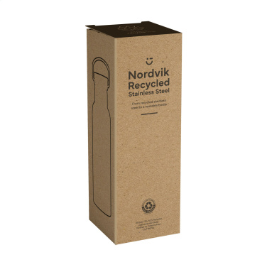 Logotrade promotional items photo of: Nordvik RCS Recycled Steel 500 ml drinking bottle