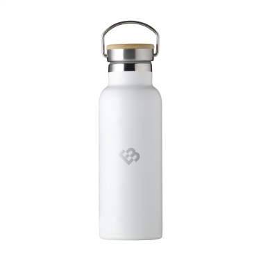 Logo trade corporate gifts picture of: Nordvik RCS Recycled Steel 500 ml drinking bottle