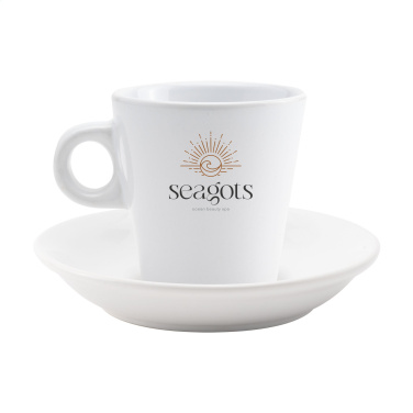 Logo trade promotional gifts picture of: Burano 200 ml mug and saucer