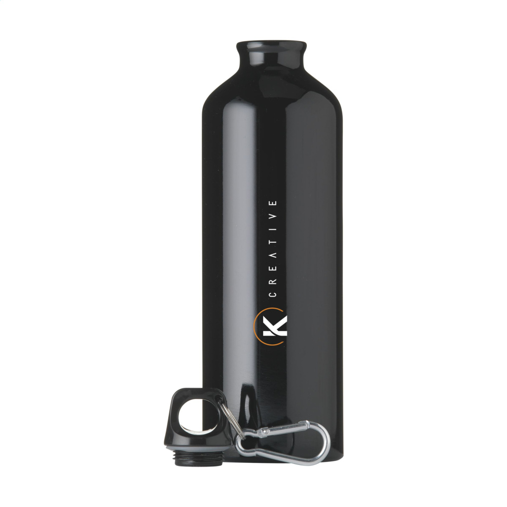 Logo trade promotional merchandise photo of: AluMaxi GRS Recycled 750 ml water bottle