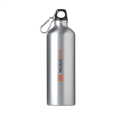 Logo trade corporate gifts image of: AluMaxi GRS Recycled 750 ml water bottle