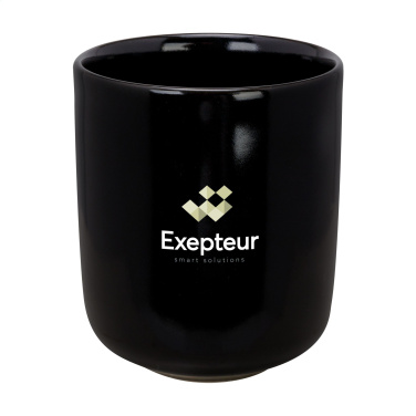 Logo trade corporate gift photo of: Cadiz Black 350 ml drinking cup