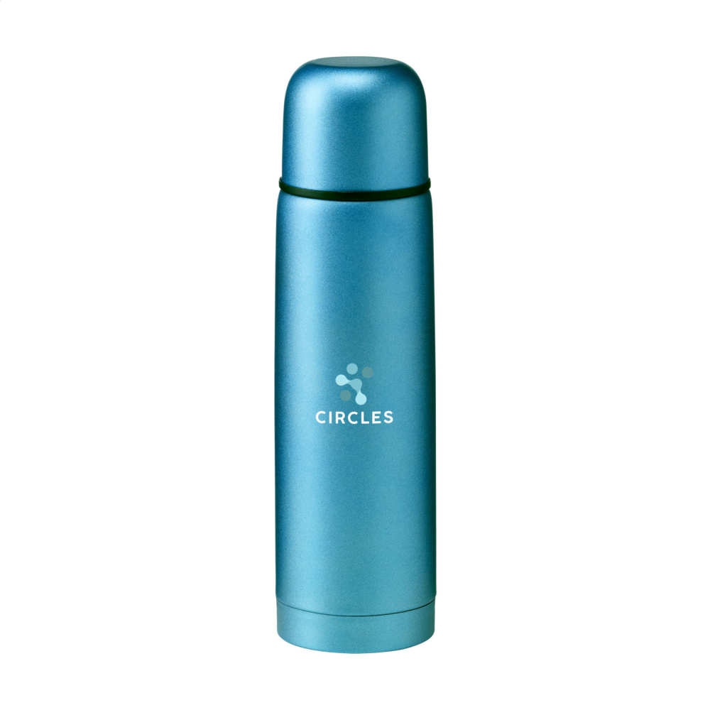 Logo trade promotional gift photo of: Frosted Bottle RCS Recycled Steel 500 ml thermo bottle