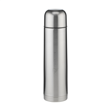 Logo trade corporate gifts image of: Thermotop Maxi RCS Recycled Steel 1,000 ml thermobottle