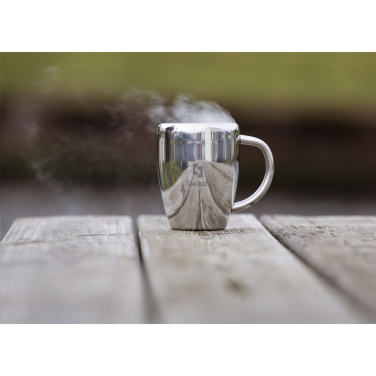 Logo trade promotional gifts picture of: SteelMug RCS Recycled Steel 220 ml