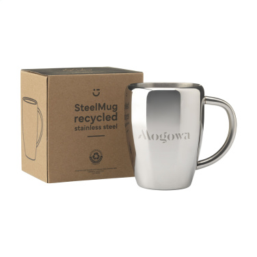 Logotrade promotional product image of: SteelMug RCS Recycled Steel 220 ml