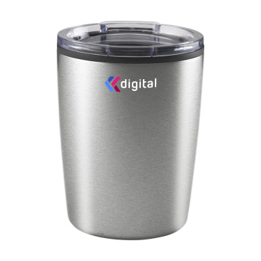 Logo trade promotional merchandise picture of: Espresso-to-Go Mug RCS Recycled Steel 170 ml