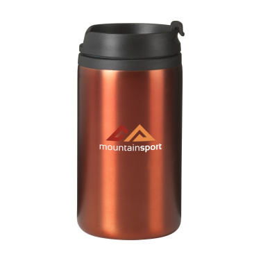 Logo trade corporate gifts image of: Thermo Can RCS Recycled Steel 300 ml thermo cup