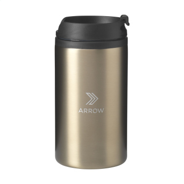 Logo trade corporate gifts image of: Thermo Can RCS Recycled Steel 300 ml thermo cup