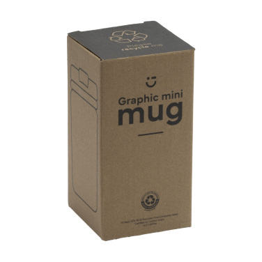 Logo trade promotional gifts image of: Graphic Mini Mug RCS Recycled Steel 250 ml thermo cup