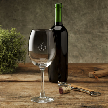 Logo trade promotional giveaways picture of: Smokey Wine Glass 465 ml