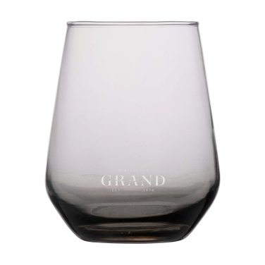 Logo trade promotional giveaway photo of: Smokey Water Glass 450 ml