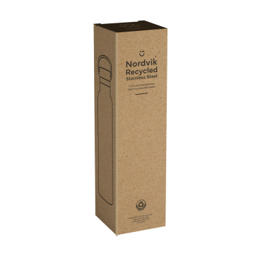 Logo trade corporate gift photo of: Nordvik RCS Recycled Steel 750 ml