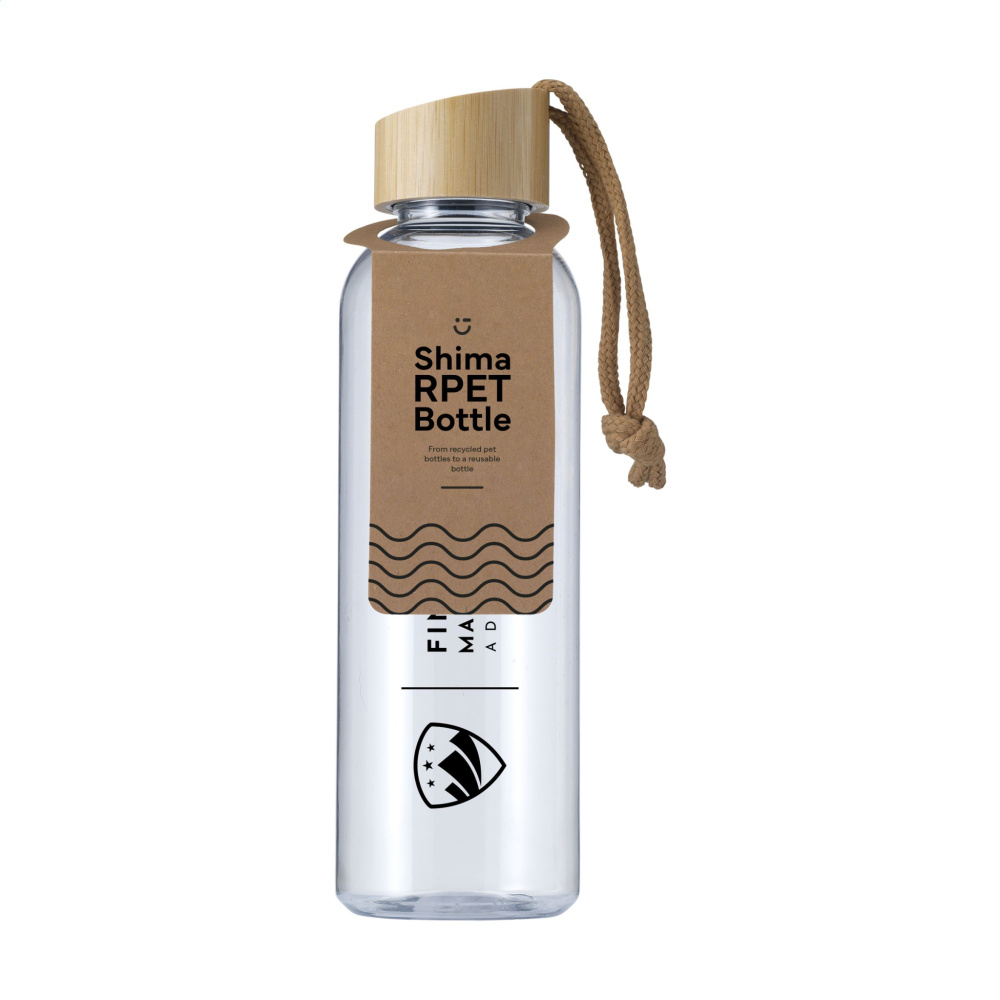 Logo trade promotional products image of: Shima GRS RPET Bottle 680 ml water bottle