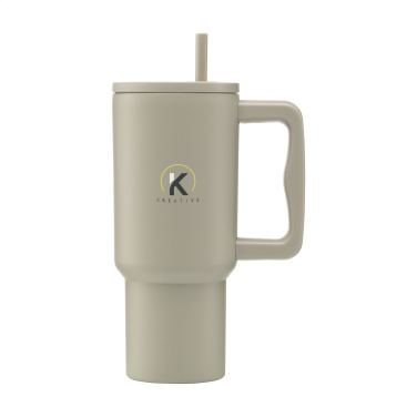 Logotrade promotional merchandise picture of: Rhino RCS Recycled Steel Cup 900 ml