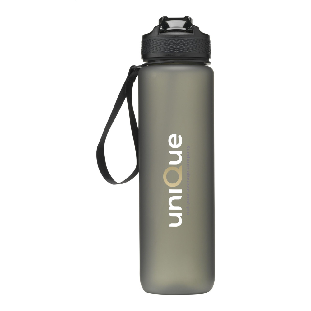 Logo trade promotional giveaways image of: AquaSport GRS Recycled Water Bottle 1,000 ml