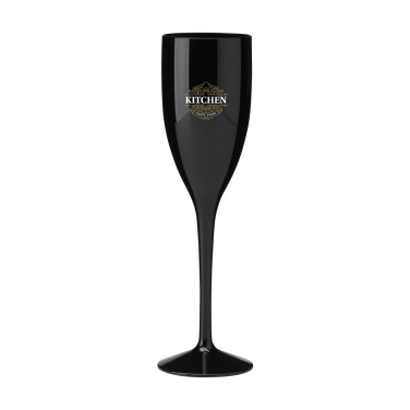 Logo trade promotional giveaway photo of: Lunaire Reusable Champagne Glass 150 ml