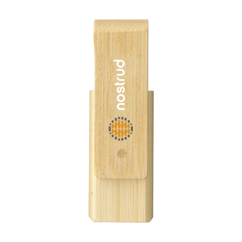 Logo trade corporate gifts image of: USB Waya Bamboo  8 GB