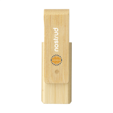 Logo trade corporate gifts picture of: USB Waya Bamboo 16 GB