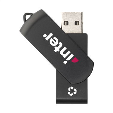 Logo trade promotional gifts image of: USB Twist Recycle 8 GB