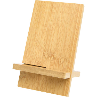 Logo trade promotional item photo of: Ceibo detachable bamboo phone stand