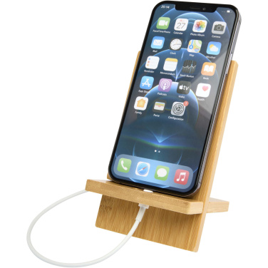 Logo trade promotional products picture of: Ceibo detachable bamboo phone stand