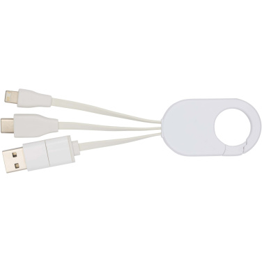 Logotrade corporate gifts photo of: Troop 4-in-1 recycled plastic charging cable