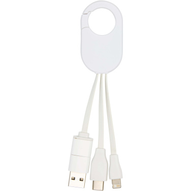 Logo trade corporate gifts picture of: Troop 4-in-1 recycled plastic charging cable