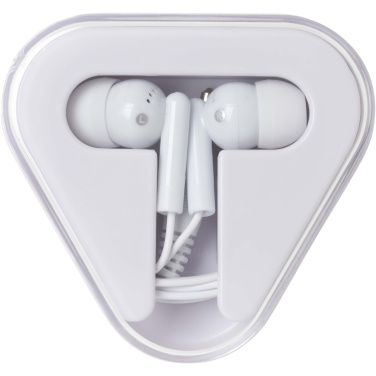 Logo trade promotional merchandise photo of: Rebel earbuds with recycled plastic storage box