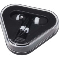 Rebel earbuds with recycled plastic storage box, Solid black