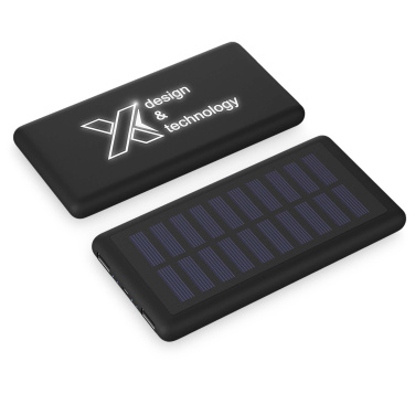 Logo trade promotional gifts picture of: SCX.design P30 8000 mAh light-up solar power bank