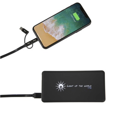 Logo trade promotional gifts picture of: SCX.design P30 8000 mAh light-up solar power bank