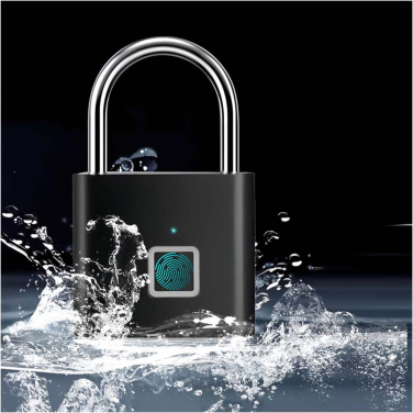 Logo trade promotional items image of: SCX.design T11 smart fingerprint padlock