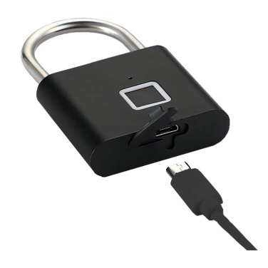 Logo trade advertising products image of: SCX.design T11 smart fingerprint padlock