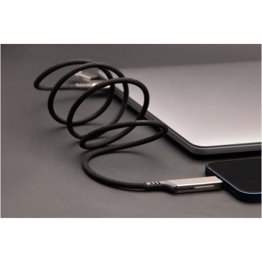 Logo trade business gifts image of: SCX.design C52 100W 4-in-1 rPET magnetic ultra fast charging cable 