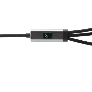 Logo trade promotional products image of: SCX.design C53 100W 5-in-1 rPET ultra fast charging cable