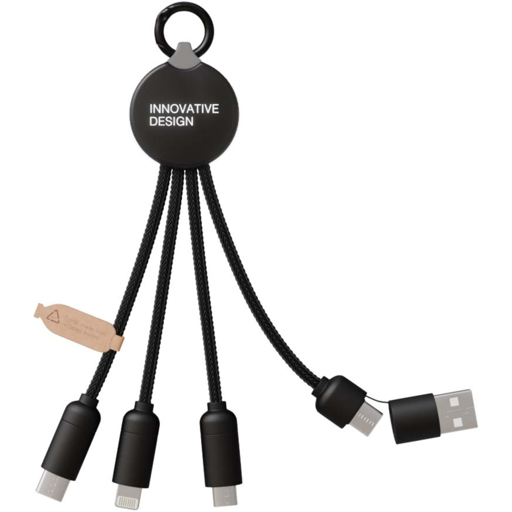 Logotrade promotional item picture of: SCX.design C14 15W 5-in-1 charging cable