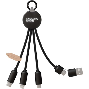 Logo trade promotional gift photo of: SCX.design C14 15W 5-in-1 charging cable