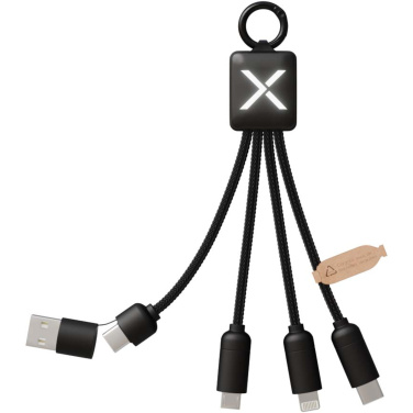 Logo trade promotional products picture of: SCX.design C13 15W 5-in-1 charging cable