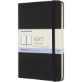 Moleskine medium art sketchbook, Solid black