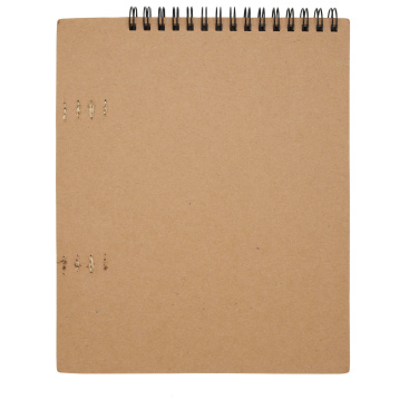 Logotrade promotional item picture of: Doodle A5 spiral soft cover notebook and crayon set