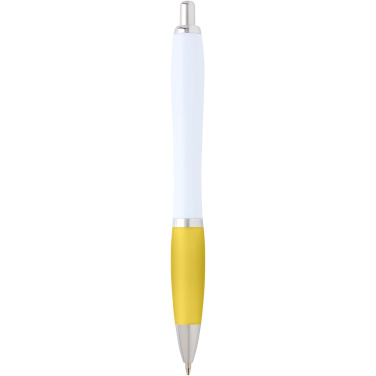 Logo trade promotional merchandise photo of: Nash recycled plastic ballpoint pen (black ink)