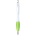 Nash recycled plastic ballpoint pen (black ink), Lime green