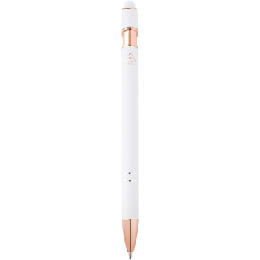 Logo trade promotional gifts image of: Nanna ballpoint pen with rose gold finish (blue ink)