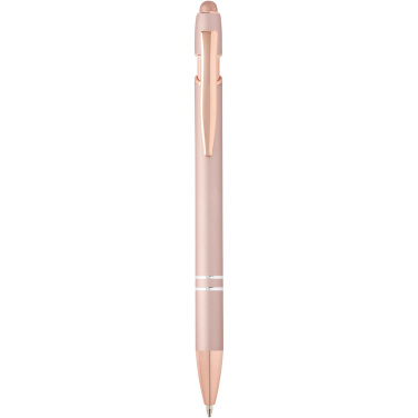 Logotrade promotional giveaway image of: Nanna ballpoint pen with rose gold finish (blue ink)