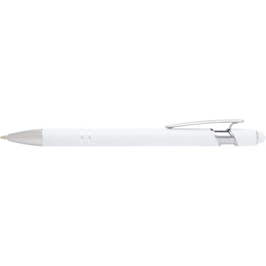 Logo trade promotional product photo of: Kish ballpoint pen with silver finish (blue ink)