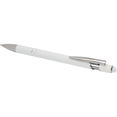 Logo trade advertising products image of: Kish ballpoint pen with silver finish (blue ink)